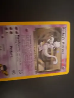 Carta Pokemon Rocket’s Mewtwo 14/132 Gym Challenge Rare Holo ENG - Image 3