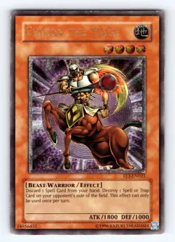 Yugioh Chiron The Mage FET-EN021 Unlimited Ultimate Rare Holo - LP ?? - Image 1