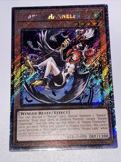 Harpie Channeler 1st Edition Platinum Secret Rare RA04-EN207 Yu-Gi-Oh! - Image 1