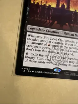 MTG Fire Lord Ozai TLE 0104 M NM Regular - Image 3