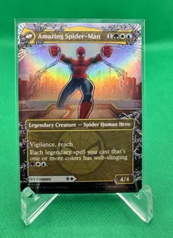 Peter Parker (Borderless Foil) (0208) Marvel's Spiderman (SPM) - MTG - Image 1