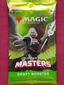 Magic The Gathering COMMANDER MASTERS New Sealed DRAFT Booster Pack MTG - Image 1