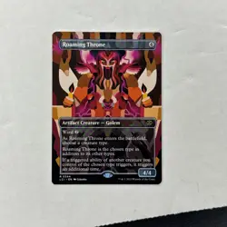 1x BORDERLESS Roaming Throne, NM, Magic Gathering, MtG - Image 3