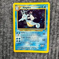 Vintage 2000 Pokemon - Neo-Genesis - Kingdra - 8/111 Holo Rare - NM/Mint - Image 1