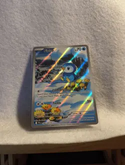 Pokemon TCG Piplup 098/094 Illustration Rare Full Art Holo Phantasmal Flames NM - Image 4