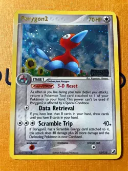 Pokemon TCG - Porygon2 12/115 - Reverse Holo EX Unseen Forces LP - Image 1