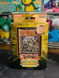 YuGiOh Rise Of The Dragons Lords Sealed 1st Edition Structure Deck English - Image 1