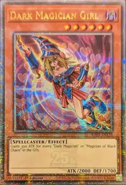 Yugioh! Dark Magician Girl (C) - RA03-EN123 - Quarter Century Secret Rare - 1st - Image 1