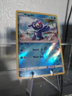 Pokemon- Sun & Moon Base - Popplio 39/149 Reverse Holo LP/NM Card - Image 1