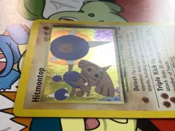 Hitmontop Neo Discovery Unlimited Holo Rare Vintage Pokemon TCG Card 3/75 NM/LP - Image 3
