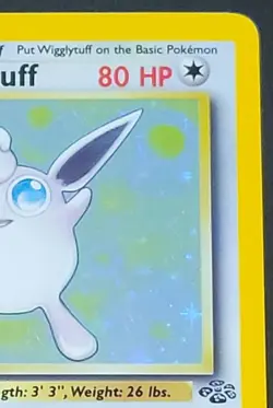 Wigglytuff 16/64 Pokemon TCG Jungle Set Card Holo Rare 1st Edition - Image 4