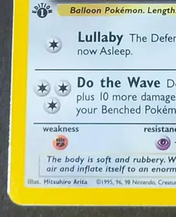 Wigglytuff 16/64 Pokemon TCG Jungle Set Card Holo Rare 1st Edition - Image 5