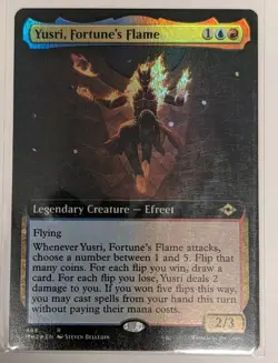 Yusri, Fortune's Flame (Extended Art) Modern Horizons 2 Foil - MTG RARE - Image 1
