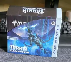 Magic the Gathering Tarkir: Dragonstorm Collector Booster Box - Empty - Image 1
