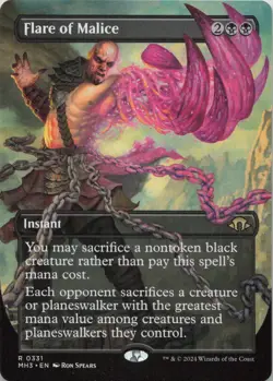 Flare of Malice (Borderless) R Modern Horizons 3 331 - LP MTG - Image 1