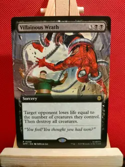 Villainous Wrath (Extended Art) - Marvel's Spider-Man - NM - MTG - Image 1