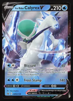 Ice Rider Calyrex V - SWSH130 - Ultra Rare SWSH Black Star Promo - Pokemon Card - Image 1
