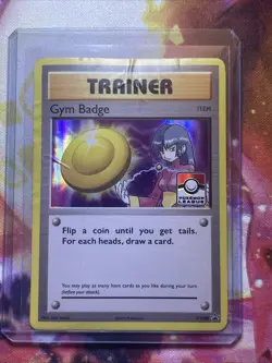 Gym Badge - XY208 - League Promo PL Promo Pokemon Hp Damaged - Image 1