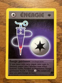 Pokemon TCG Full Heal Energy Regular 81/102 Team Rocket *1st Edition* (French) - Image 1