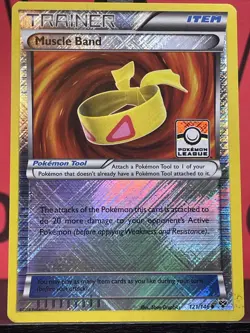 Muscle Band 121/146 Pokemon League Reverse Holo Stamped Pokemon TCG 2014 LP - Image 3