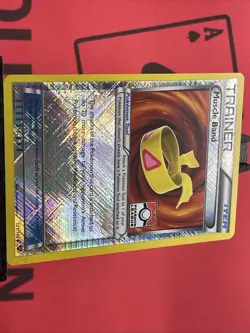 Muscle Band 121/146 Pokemon League Reverse Holo Stamped Pokemon TCG 2014 LP - Image 4