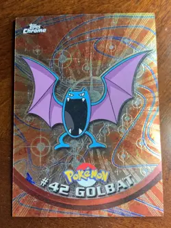 2000 Topps Chrome Pokemon Series 1 #42 Golbat - Image 1