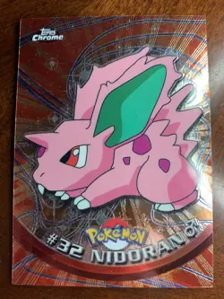 2000 Topps Chrome Pokemon Series 1 #32 Nidoran B - Image 1