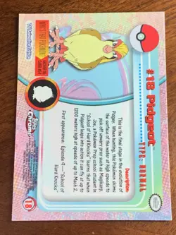 2000 Topps Chrome Pokemon Series 1 #18 Pidgeot C (FREE Combined Shipping) - Image 2