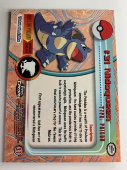2000 Topps Chrome Pokemon Series 1 #31 Nidoqueen FREE COMBINED SHIPPING - Image 2