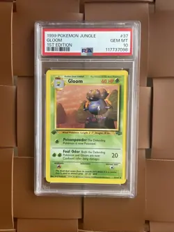 1999 Pokemon TCG Jungle Gloom #37 1st Edition PSA 10 - Image 3
