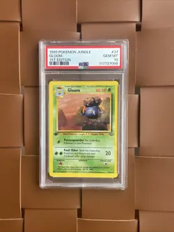 1999 Pokemon TCG Jungle Gloom #37 1st Edition PSA 10 - Image 4