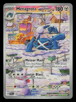 Metagross 2024 Illustration Rare 178/162 Sv05: Temporal Forces Pokemon - Image 1