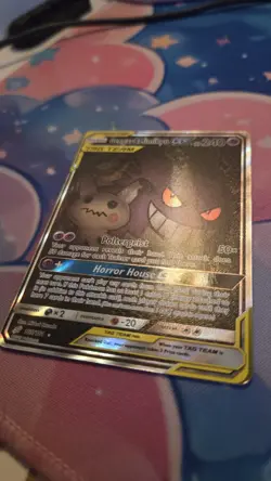 Pokemon Sun & Moon Team Up Gengar Mimikyu GX 165/181 Alternate Art - Image 2