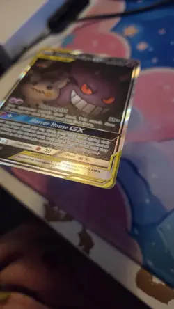 Pokemon Sun & Moon Team Up Gengar Mimikyu GX 165/181 Alternate Art - Image 3