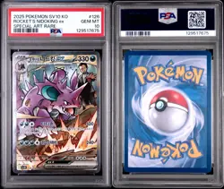 2025 POKEMON JAPANESE SV10-GLORY OF TEAM ROCKET 126 TEAM ROCKET'S NIDOKING EX - Image 3