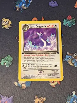 Pokemon Cards Dark Dragonair 33/82 Team Rocket FIRST EDITION - (LP) - Image 1
