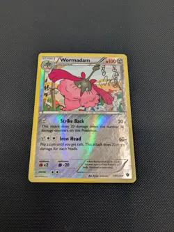 Pokemon card - Wormadam Reverse Holo - Fates Collide 59/124 - LP - Image 1