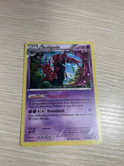 Pokemon Scolipede TCG Holo Card Boundaries Crossed 74/149 Rare - Image 1
