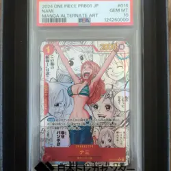 PSA 10 Nami OP01-016 Manga Alt Art ONE PIECE Card The Best Japanese PRB-01 2024 - Image 4