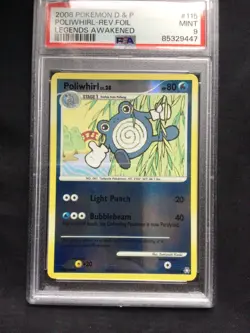 Pokemon Cards: Legends Awakened Reverse Holo: Poliwhirl 115/146 PSA 9 - Image 2