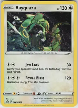 Pokemon Rayquaza - SWSH029 SWSH: Sword & Shield Promo Cards Promo NM - Image 1
