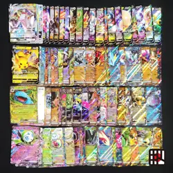 Bulk Lot of 100 V ex VMAX VSTAR NM-LP No duplicates Japanese Pokemon Card R442 - Image 1