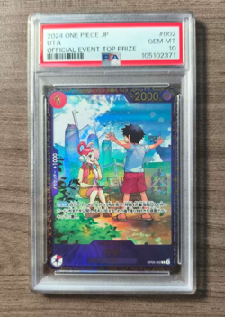 PSA 10 One Piece Card Uta R OP09-002 Flagship Battle Promo Japanese 2024 - Image 4