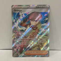 Ortega 219/197 SV03: Obsidian Flames Holo Trainer Pokemon Card TCG NM - Image 1