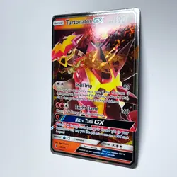 Pokemon TCG Turtonator GX Guardians Rising 18/145 Holo Ultra Rare - NM Card - Image 3
