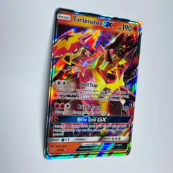 Pokemon TCG Turtonator GX Guardians Rising 18/145 Holo Ultra Rare - NM Card - Image 4