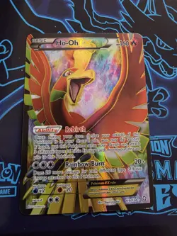 Ho-oh EX - 119/124 - Pokemon Dragons Exalted Black White Full Art Card MP - Image 1