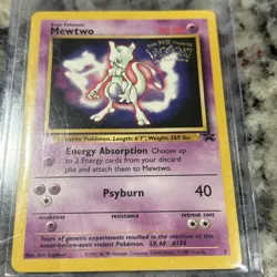 1999 Pokemon Mewtwo #3 Promo Card Kids WB Presents Pokemon The First Movie - Image 5