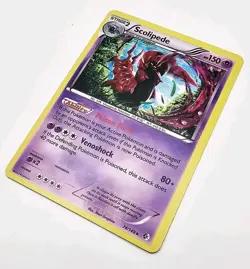 Pokemon TCG Scolipede 74/149 Boundaries Crossed Holo Black and White NM - Image 3