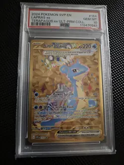 Lapras Ex Terapagos Ex Ultra Premium Pokemon Black Star Promo SVP164 PSA 10 - Image 1